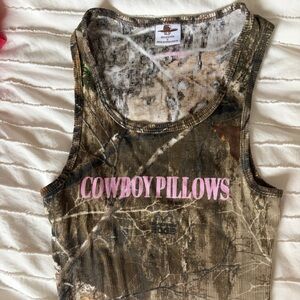 Cowboy pillows Camo Tank Top